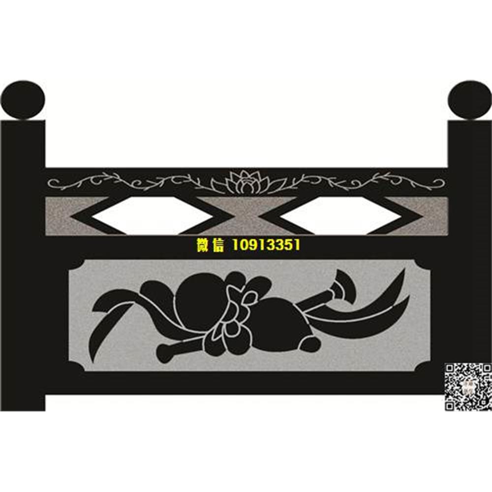 精雕图84八宝葫芦栏板精雕图线雕图线条图单线铣底图_电脑雕刻plt文泰矢量图精雕图浮雕图